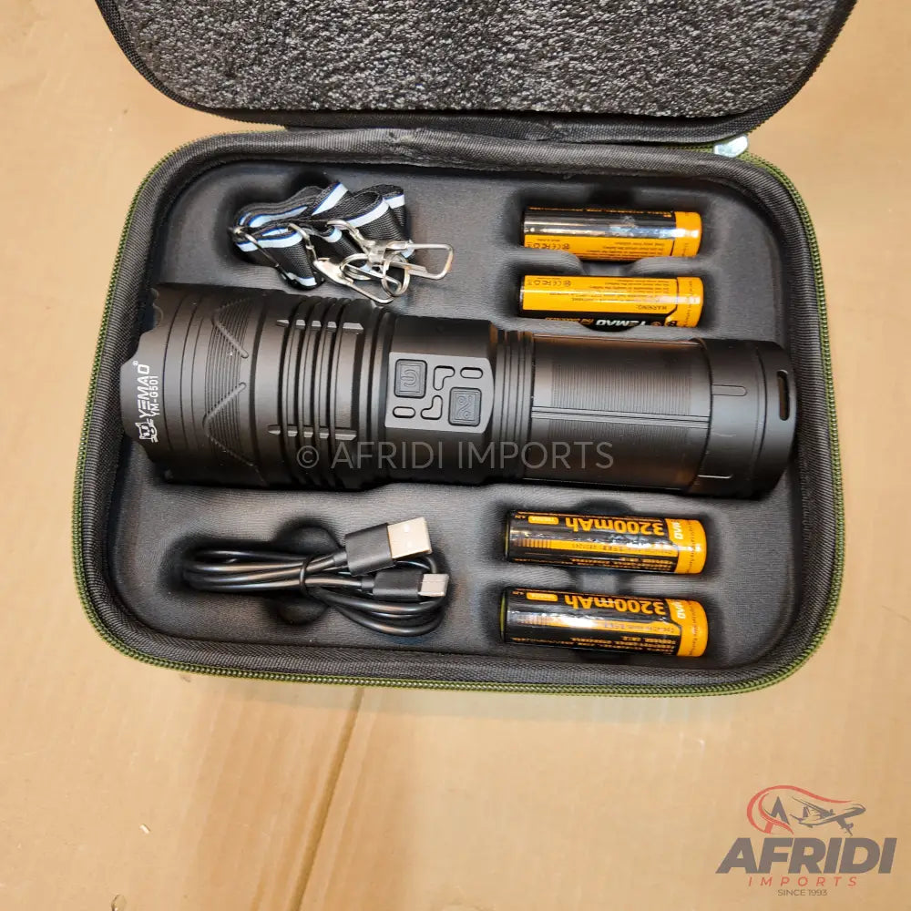 Lot Imported 1KM Range High Beem Flashlight YM-G501