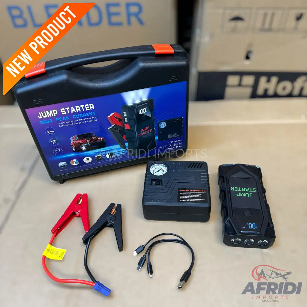 Lot Imported 2-in-1 Car Jump Starter and Tire Inflator