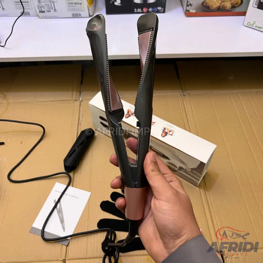 Lot Imported 2-in-1 Hair Straightener & Curler