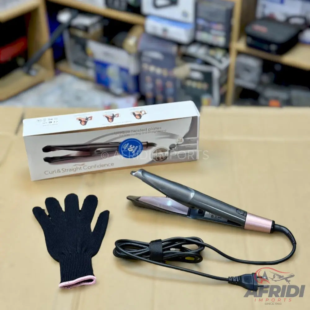 Lot Imported 2-in-1 Hair Straightener & Curler