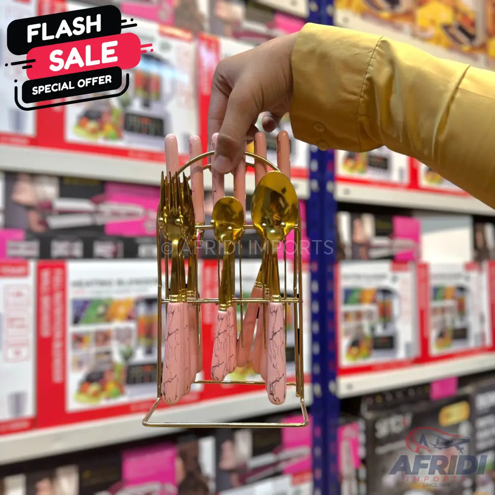 Lot Imported 24 Piece Cutlery Set 6 Person Set