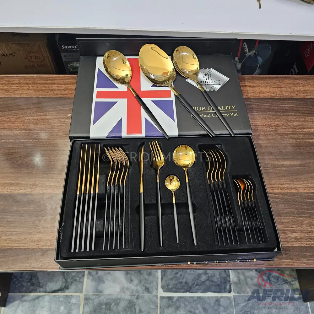 Lot Imported 28 Piece Cutlery Set