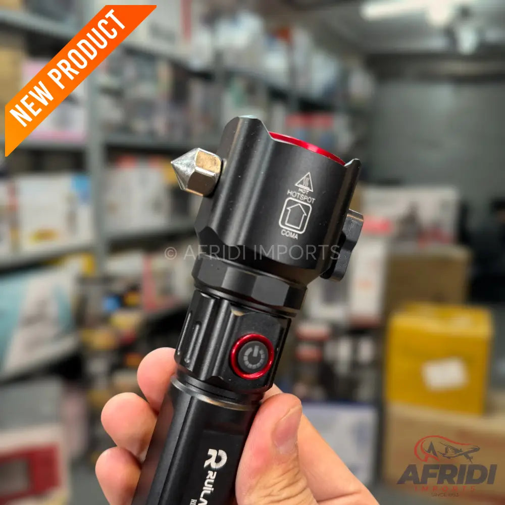 Lot Imported 5-in-1 Rechargeable Flashlight & PowerBank - 1KM Range