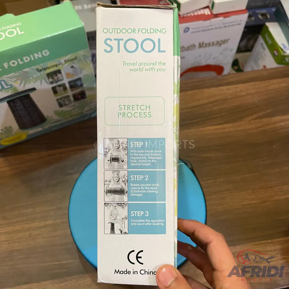 Lot Imported Folding Carrying Stool
