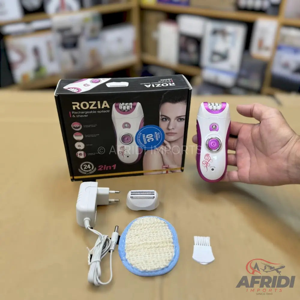 Lot Imported Rozia Mini Epilator Set - HB6003