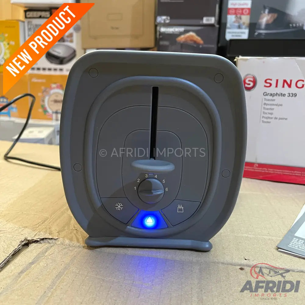 Lot Imported Singer Graphite SLice Toaster