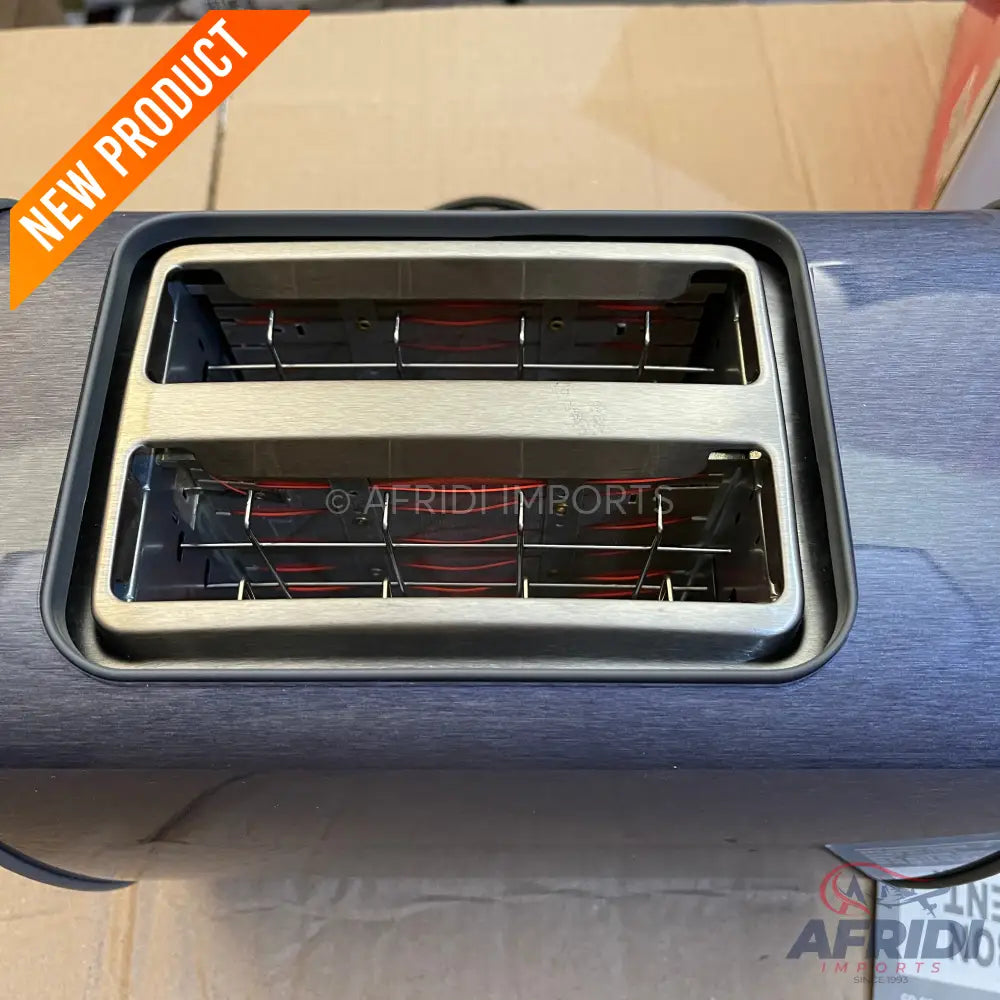 Lot Imported Singer Graphite SLice Toaster