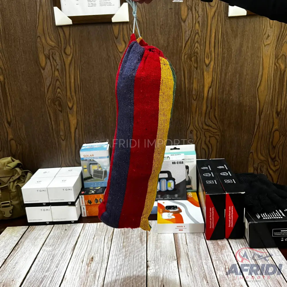 Lot Imported Wooden Camping Hammock