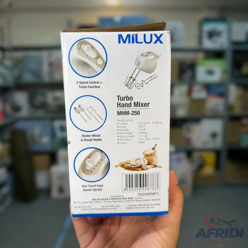 Milux Turbo Hand Mixer