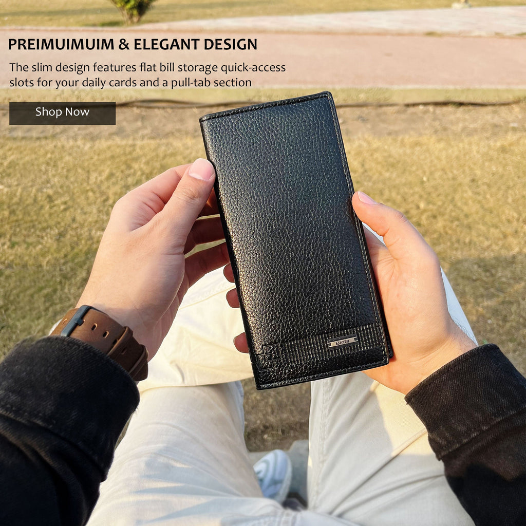 Bina Branded Imported Trifold Wallet